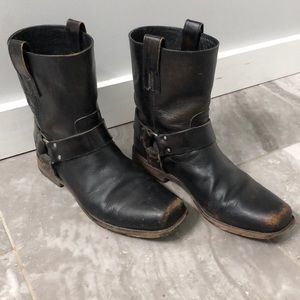 Frye Smith Harness boot 8.5, black